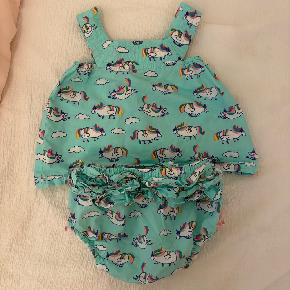 Hatley baby girl set 12-18mos